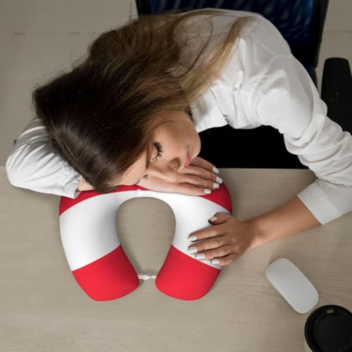 Almohada de poliéster negra para cuello y hombros miniatura 7