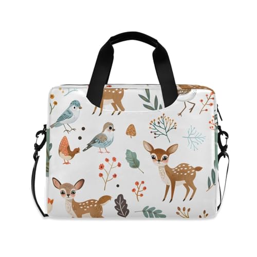 Bolsa para laptop con estampado de ciervo ALZA 13-15.6 pulg miniatura 1