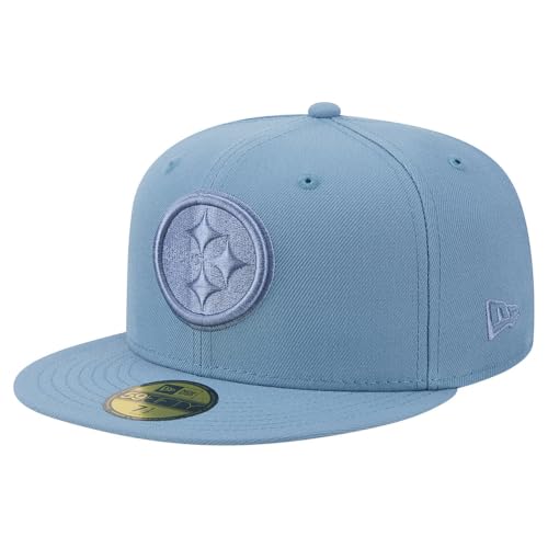 New Era Men's Blue Pittsburgh Steelers Color Pack 59FIFTY Fitted Hat