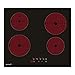 BELDEKO Plaque de cuisson Vitrocéramique 4 zones sensitive encastrable - L59 x P52 cm