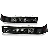 SPEC-D TUNING Smoke Lens Bumper Lights Compatible with Chevy S10 Blazer GMC Sonoma 1998-2004 L+R Pai