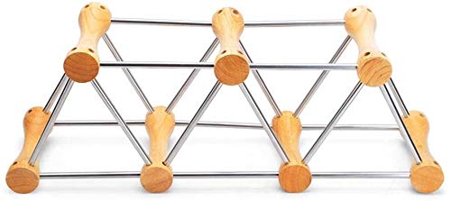 Range bouteille en bois stable et modulable pour vos verres et bouteilles - 5