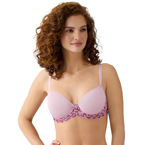 Image of Wacoal Womens Embrace Lace Lightly Padded Underwire Mid Coverage T-Shirt Bra, 853191
