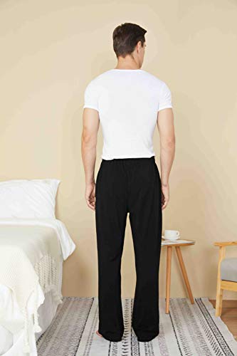 Mens Pajama Pants, Soft Cotton Sleep Lounge Pants4