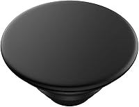 Vista 4 de Agarre para teléfono PopSockets con soporte expansible, agarre adhesivo - aluminio negro