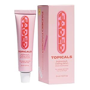 Topicals Faded Brightening and Clearing Serum | Reduces Discoloration, Post-Blemish Marks, Scars and Spots | Contains Kojic Acid and Niacinamide | Dermatologist-tested, Vegan, Cruelty-Free (0.5 Fl Oz)