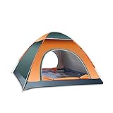 Tienda de campaña automática desplegable, tiendas de campaña familiares para 3-4 personas al aire libre con cubierta de tragaluz, tienda de campaña impermeable a prueba de viento para playa, viajes,