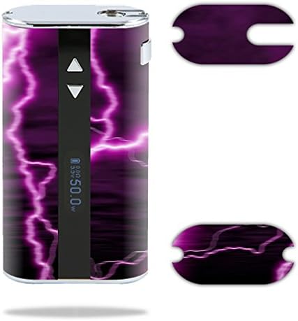 MightySkins Skin For Eleaf iStick 50W – Purple Lightning | Protective, Durable, and Unique Vinyl Decal wrap cover | Easy To Apply, Remove, and Change Styles | Made in the USA