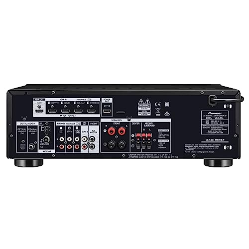 Pioneer VSX-534(B) Receiver (5x150 Watt, Dolby Atmos, DTS:X, MCACC, Advanced Sound Retriever, AM/FM,...