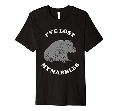 I've Lost My Marbles - Funny Hippo Meme Premium T-Shirt I've Lost My Marbles - Funny Hippo Meme Premium T-Shirt
