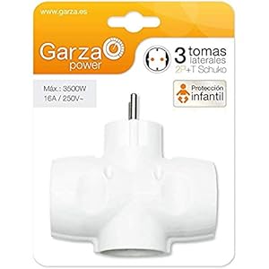 Garza Power 3-weg stekkerdoos met adapter
