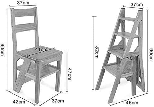 Taburete de madera OKUOKA de cocina y asiento elevado modelo B para el hogar 3