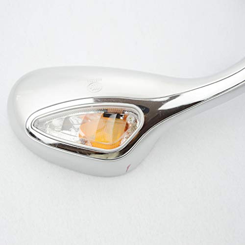 Goofit 8Mm Motorcycle Rear View Mirror For Gy6 50Cc 125Cc 150Cc 250Cc Scooter Moped Sliver #TOP3