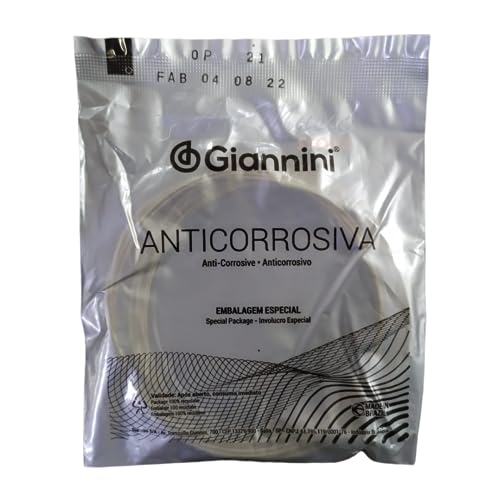 ENCORDOAMENTO PARA VIOLÃO NYLON CRISTAL-OURO TENSÃO MÉDIA COM BOLINHA GENWG – GIANNINI