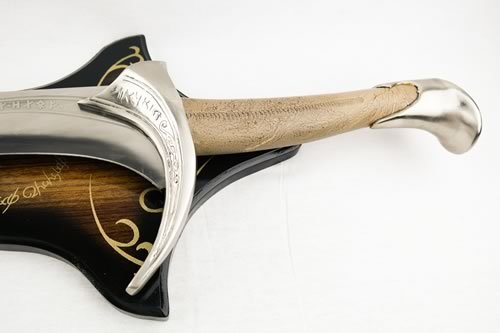 Der Hobbit Orcrist Schwert mit ein Hoelzernes Display Enthalten