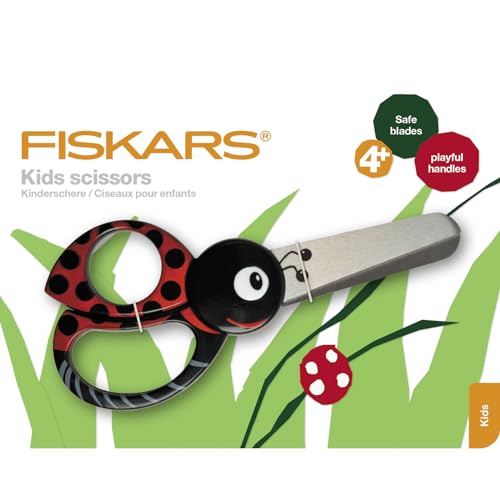 Fiskars Multicoloured Kids Animal Scissors - Ladybird - Image 2 thumbnail