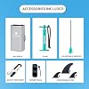 11' Inflatable Stand Up Paddle Board - Upgraded Hot Melt Tech, Anti-Slip EVA Deck, Full Accessories for All Skill Levels (Adults & Youth)