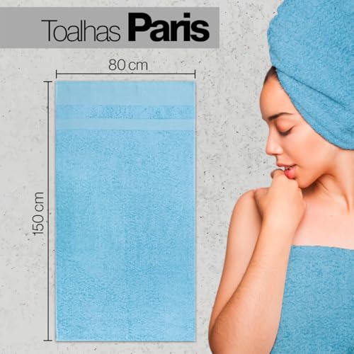 Kit C/5 Toalha De Banho - Gigante 80 X 1,50-500 G/m - Top (Kit17)