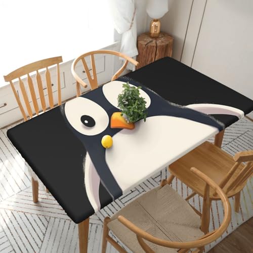Nappe rectangulaire imperméable motif pingouin mignon 76 x 152 cm