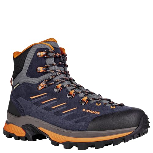 LOWA Stiefel mittel RANDIR GTX MID navy/flame, 45