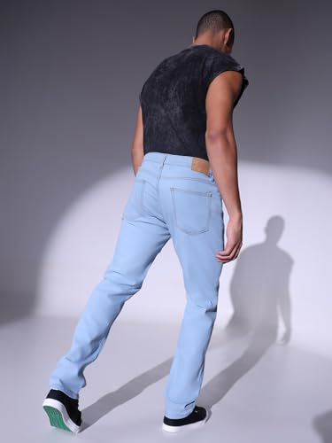 Image of Hubberholme Men Black Cotton Fabric Relaxed Fit Mid-Rise Stretchable Jeans