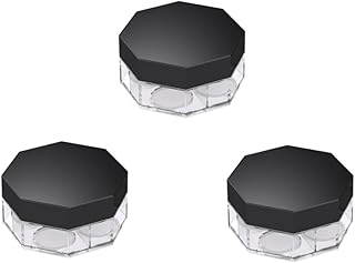 Beavorty 3 Pçs Recipientes De Maquiagem Em Pó Recipiente Compacto Portátil Recipiente De Pó Vazio Rosto Caso De Pó Solto Recipiente De Pó De Maquiagem Garrafa De Viagem Cosmética Caso