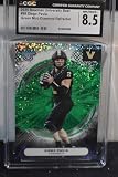 DIEGO PAVIA 2025 Bowman's Best University #98 GREEN MINI DIAMOND REFRACTOR PARALLEL Rookie Football Card RC #68 of only 99 Made! CGC Graded NM-Mint+ 8.5 Vanderbilt Commodores