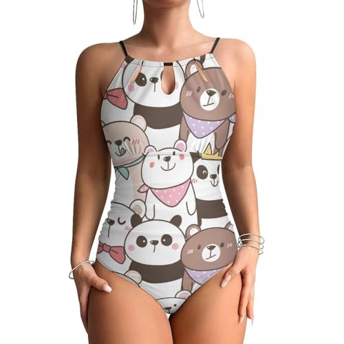 Swimsuit monokini animaux de dessins animés pour vos journées plage