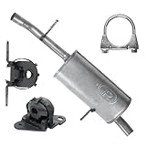 Schalldämpferset Auspuff Endtopf für Citroen C2 1 I 1.4 HDI 1.6 50 80 kW 8HX (DV4TD), 8HZ (DV4TD), NFU (TU5JP4). Die Schalldämpfer des renommierten Herstellers Polmostrów sind seit 1975 auf dem Markt