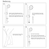Hydrotherapie-Brauseschlauch-Kupplung für Güsse nach Sebastian Kneipp und andere Anwendungen