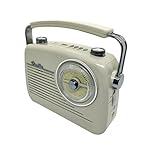 RED5 50's Retro Radio AM & FM Tuner Bluetooth Rechargeable Portable Music Device