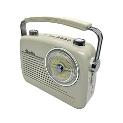 RED5 50's Retro Radio AM & FM Tuner Bluetooth Rechargeable Portable Music Device