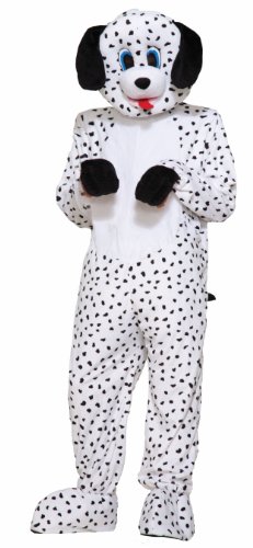 Forum Novelties Men's Dotty The Dalmatian Plush Mascot Costume, Multi Colored, One Size