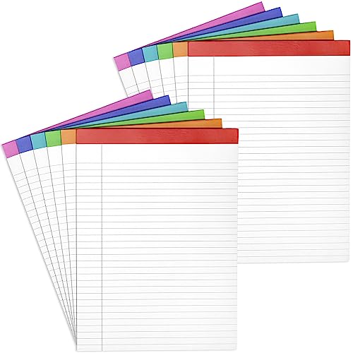 Bloc de papier arc-en-ciel PAPERAGE Legal Pad grand format pour bloc-notes et écriture fluide