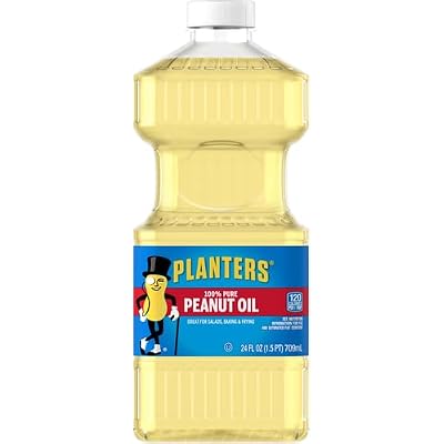 PLANTERS Peanut Oil for Cooking - Ideal Peanut Oil for Deep Frying and Cooking, 24 oz (Pack of 2)