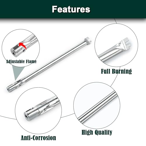 Genesis E-330 4 Burner Grill Replacement Parts for Weber Grill Parts Genesis S330 S-330 E330 EP330 330 Genesis 300 Series E-310 E310 7621 Flavorizer Bars 62753 Sear Burner Tube 65505 Heat Deflectors