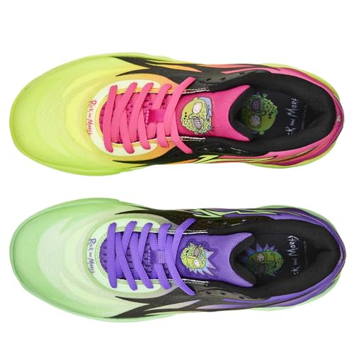 PUMA Mens Mb.02 R&M Basketball Sneakers Shoes - Green - Size 17 M4