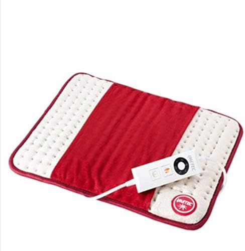 ImetecHeating Pad Intelliheat Temperature Sensor 5-Speed Rapid preheating Office Electric Cushion 40cm(W) x35cm Poultice Pad 220V