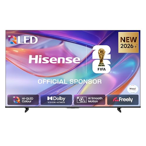 Image of Hisense 65" 65E7STUK Hi-QLED 4K Ultra HD AI Smart TV with Freely, Netflix, Disney+ and YouTube - Hi-QLED Colour, Dolby Vision.Atmos, AI 4K Upscaler, AI Smooth Motion, Game Mode Plus, Filmmaker Mode