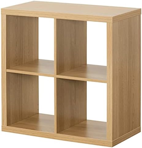 Ikea KALLAX Shelving unit, larger storage solution, (oak effect, 77x77)