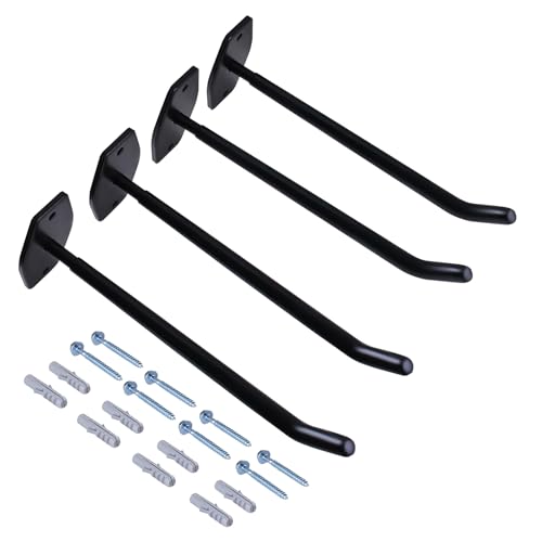 SUKITMISO Reifen Wandhalterung 4er Set Reifenwandhalter Felgen Reifen Wandhalterung Garage Wandmontage Set Felgenhalter Wand, inkl. Spezialdübel & Sicherheitsschrauben, aus Stahl