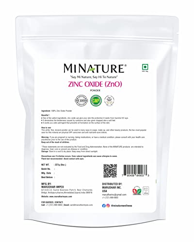 Zinc Oxide Powder | 8 Ox | 227G| Skin Care And Hair Care #TOP1