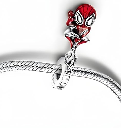 Abalorio de araña de plata para personalizar tu pulsera en el día a día y eventos 3