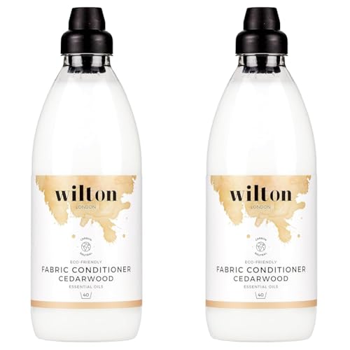 Wilton London Eco-Friendly Fabric Conditioner 40 Washes - Plant-based and Biodegradable Fabric Softner - (Packaging may vary) (Pack of 2)