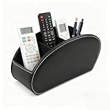 【Polyvalence d'utilisation】Au-delà des télécommandes TV, ce Rangement en cuir pour TV accueille stylos et accessoires divers. Cette multifonctionnalité en fait une Boîte de Rangement de Télécommande TV Support idéale pour le salon ou l'espace de travail