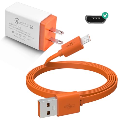 Ring Doorbell Charger Charging Cable Power Cord Adapter Compatible with Ring Camera, Ring Enabled Video Doorbell (2020 Release) 2/3/3 Plus/4 Camera, Peephole Cam, Doorbell Pro/Plus and Camera Battery