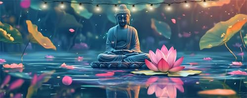 Feuille de lotus diamond painting : le kit anti-stress pour retrouver le calme chez soi