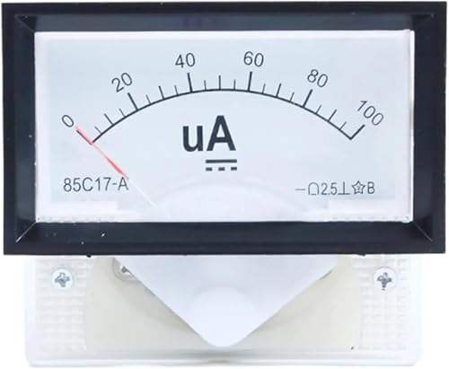 Microampèremètre CC 85C17 à aiguille haute sensibilité 0-200uA pour boîtier de contrôle