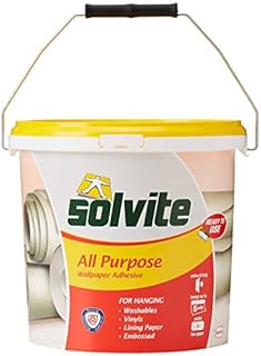 Solvite All Purpose 5 Roll Bucket Wallpaper Adhesive Ref 1591247
