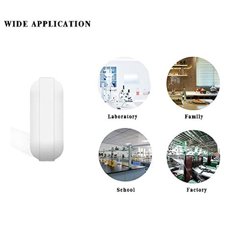4 Pcs 10mm(0.4inch) Magnetic Stir Bar,PTFE,White